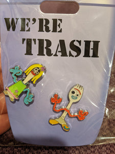 Toy Story We're Trash 2 Pin Set