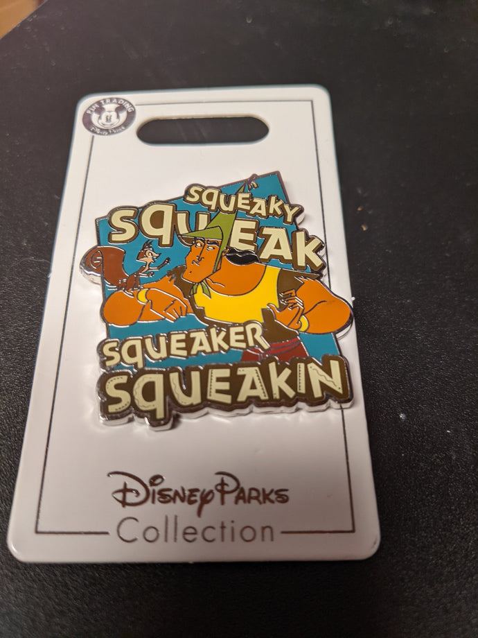 Kronk squeaky squeak pin new on card
