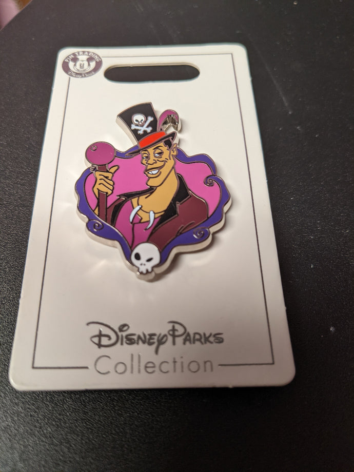 Dr. Facilier from The Princess and the Frog pin new on card