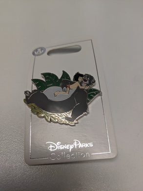 Mowgli and Baloo from The Jungle Book Pin New on Card