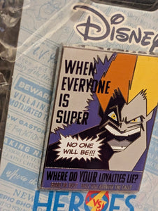 Syndrome Limited Edition Pin New on Card