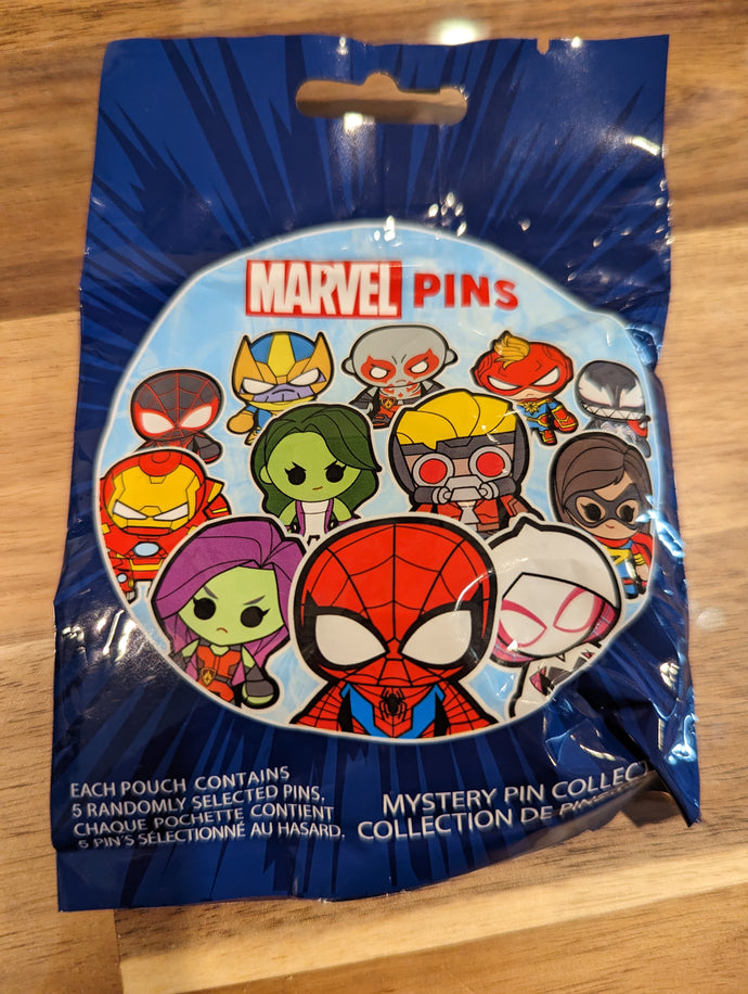 Marvel 5 Pin Mystery Bag New in Package
