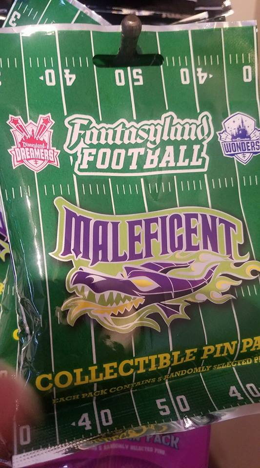 Fantasyland Football 5 pin mystery bag